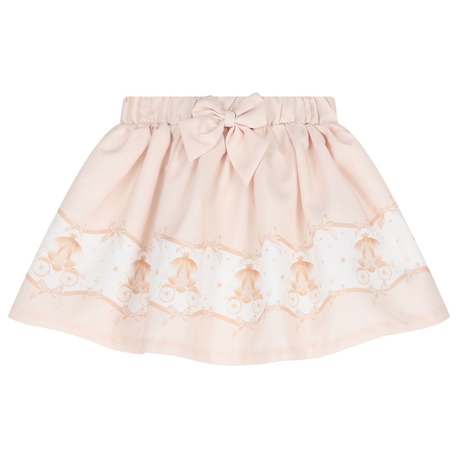 Girls Ivory & Beige Fairy Tale Castle Skirt Set , 2, hi-res