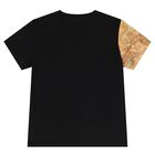 Boys Black, White & Beige Geo Map T-Shirt, 1, hi-res