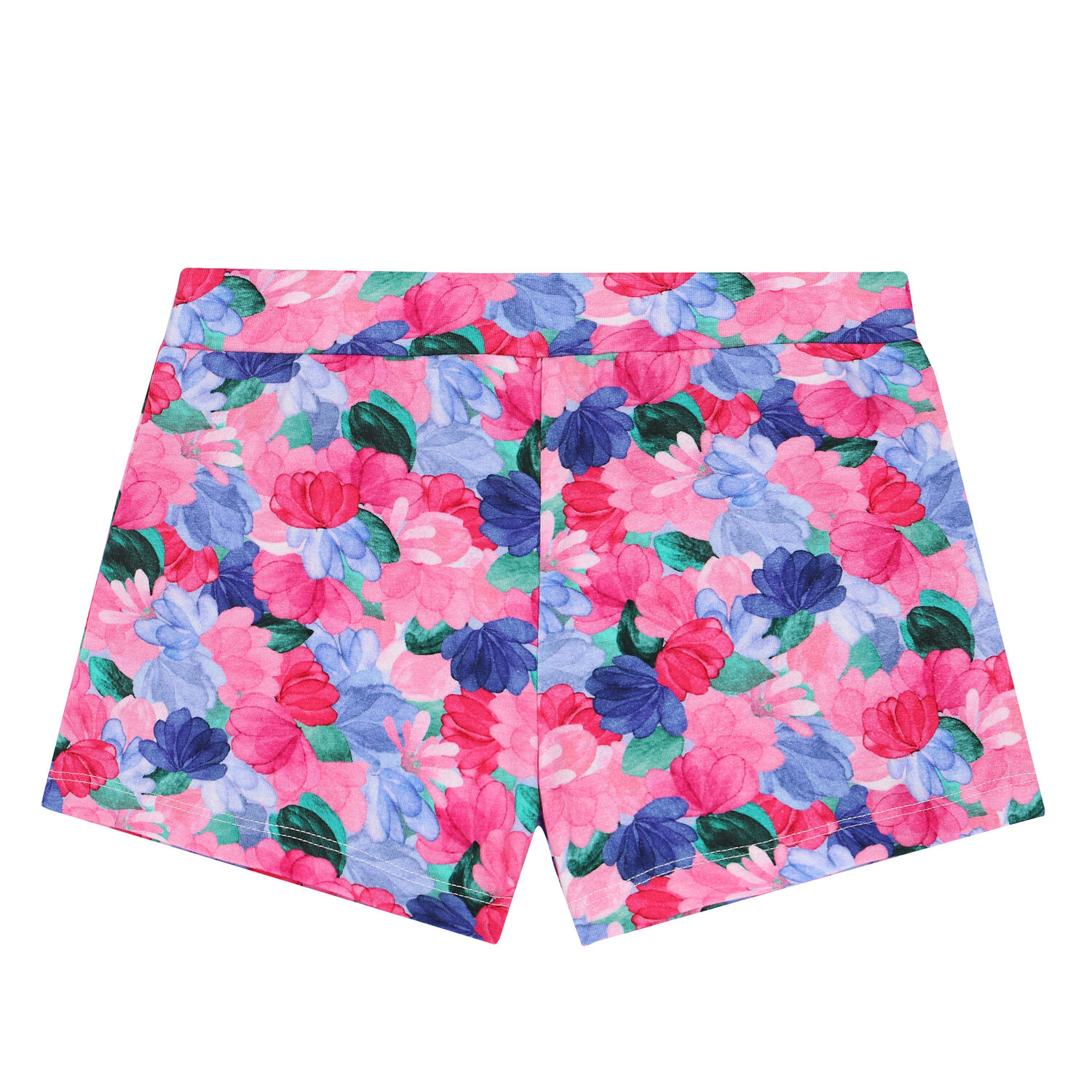 Girls Pink Embroidered Shorts Set, 2, hi-res