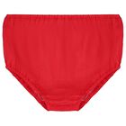 Baby Girls Red Embellished Tutu Dress Set, 1, hi-res