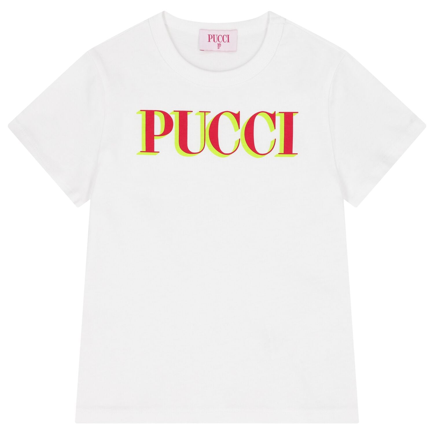 Girls White Logo T-Shirt, 2, hi-res