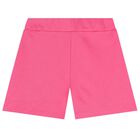 Girls Pink Logo Shorts, 1, hi-res