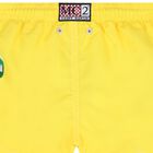 Boys Yellow Logo Swim Shorts, 1, hi-res