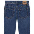 Boys Blue Denim Jeans, 1, hi-res