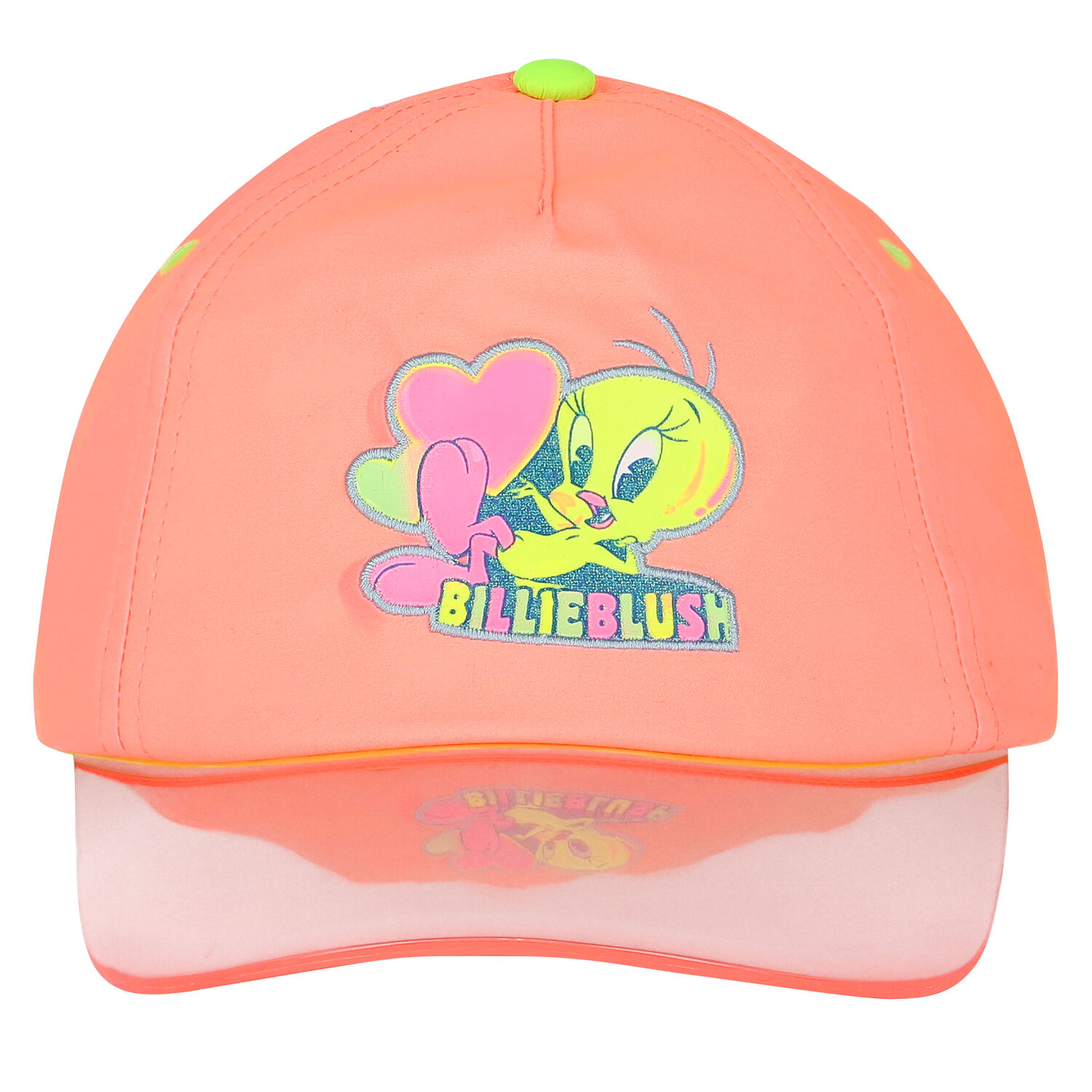 Girls Coral Tweety Bird Cap, 1, hi-res