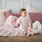 دمية ارنب باللون الوردى الفاتح للبنات 35 سم, 1, hi-res