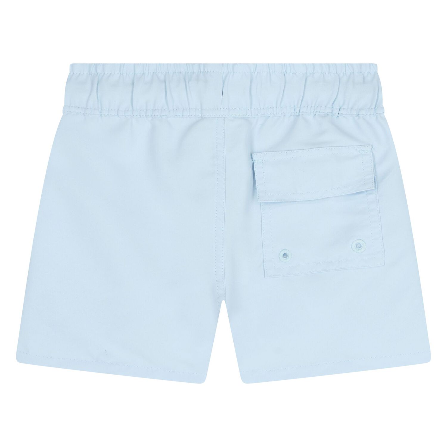 Younger Boys Blue Logo Swim Shorts, 1, hi-res