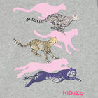 فستان بشعار الفهد باللون الرمادي, 1, hi-res