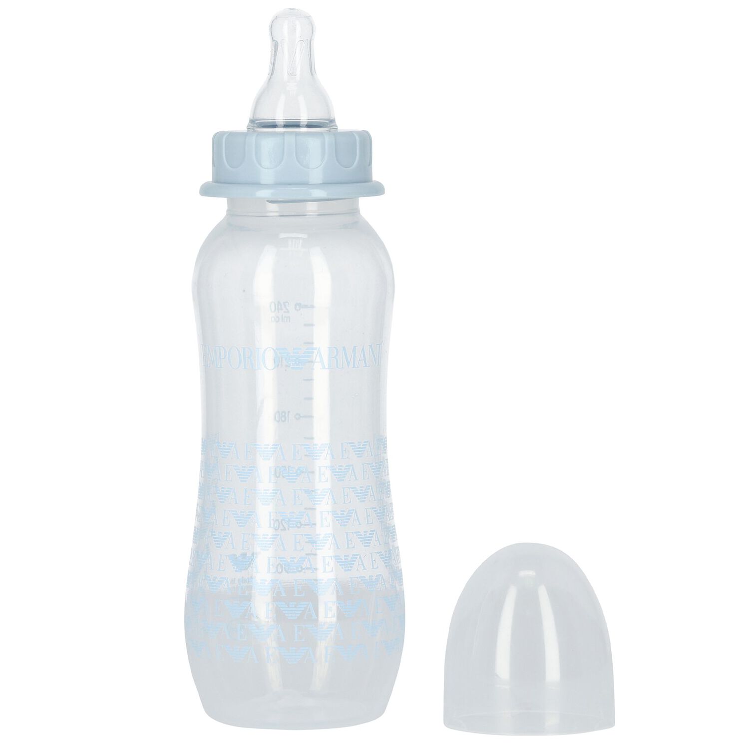 Baby Boys Blue Logo Baby Bottle, 1, hi-res