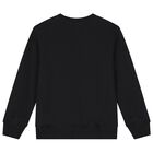 سويت شيرت بالشعار بطبعه تيدى بير باللون الاسود, 1, hi-res