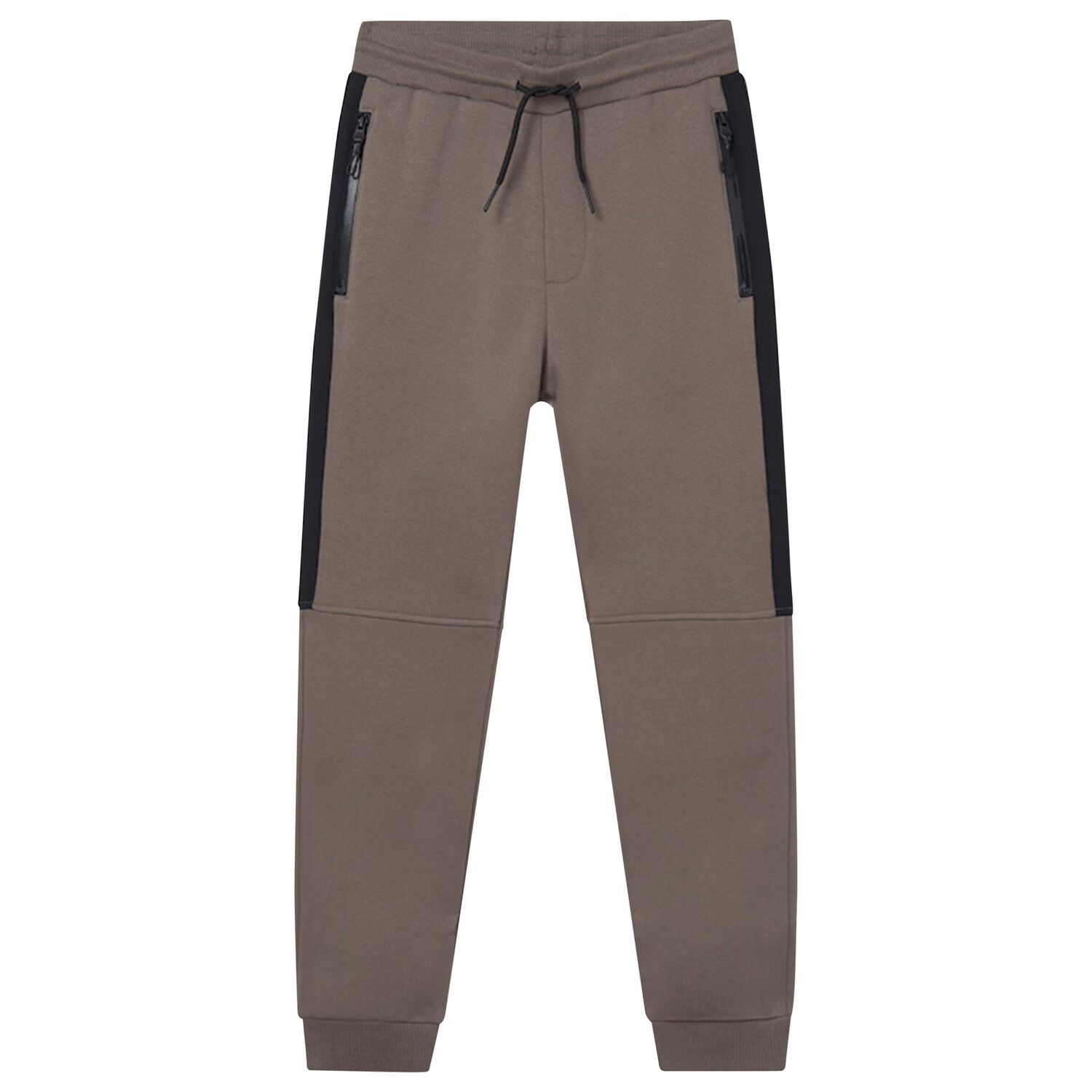 Boys Beige Joggers, 1, hi-res