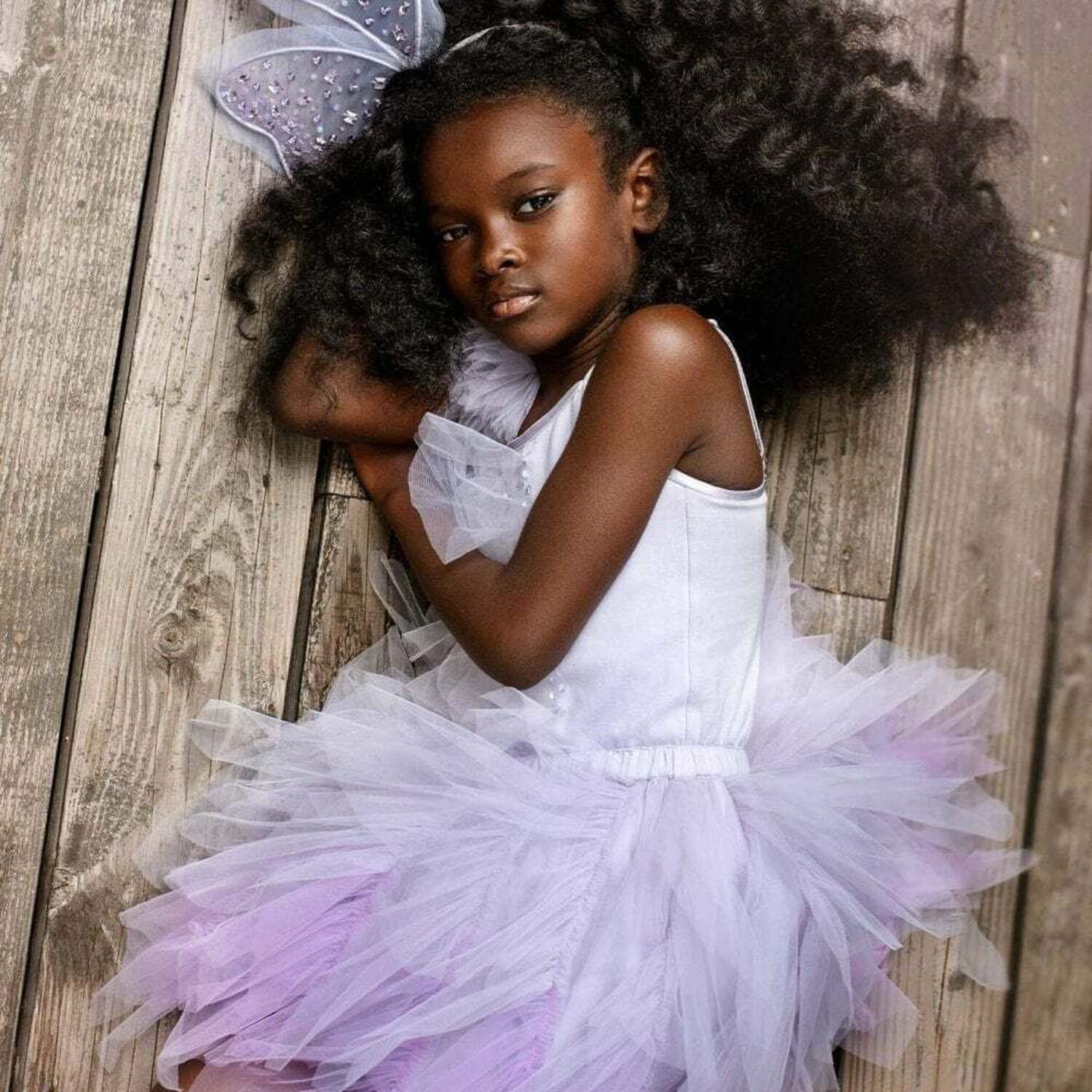 تيشيرت من التول للبنات, 1, hi-res