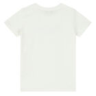 Girls Ivory Logo T-Shirt, 1, hi-res