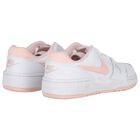 Girls White & Pink Full Force Low Trainers, 2, hi-res