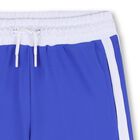 Blue & White Logo Shorts, 1, hi-res