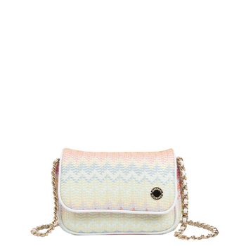 Girls Pink & Green Zigzag Bag