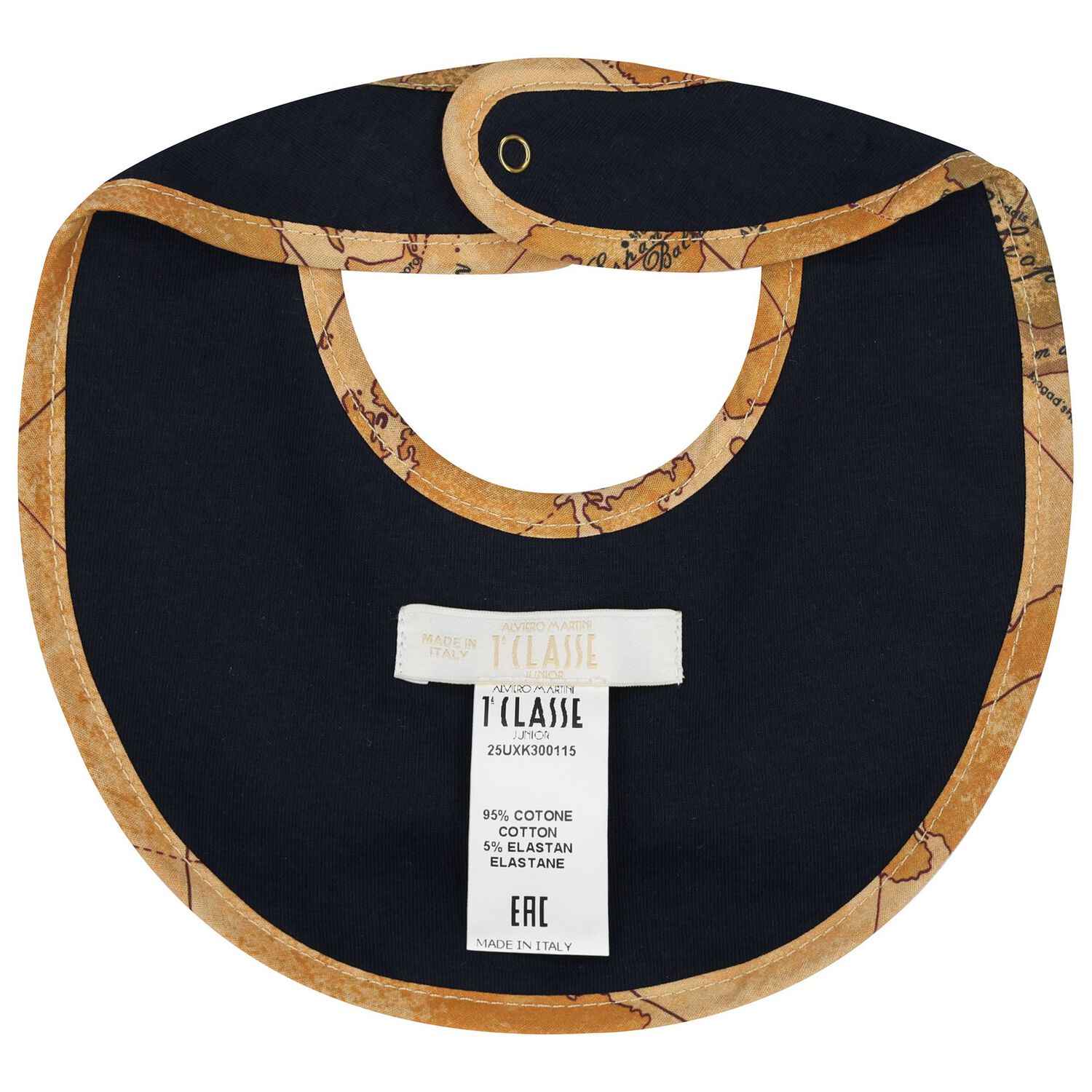 طقم هدايا ملابس أطفال للأولاد الصغار بتصميم خريطة جغرافية باللون الأزرق الداكن والبيج, 4, hi-res