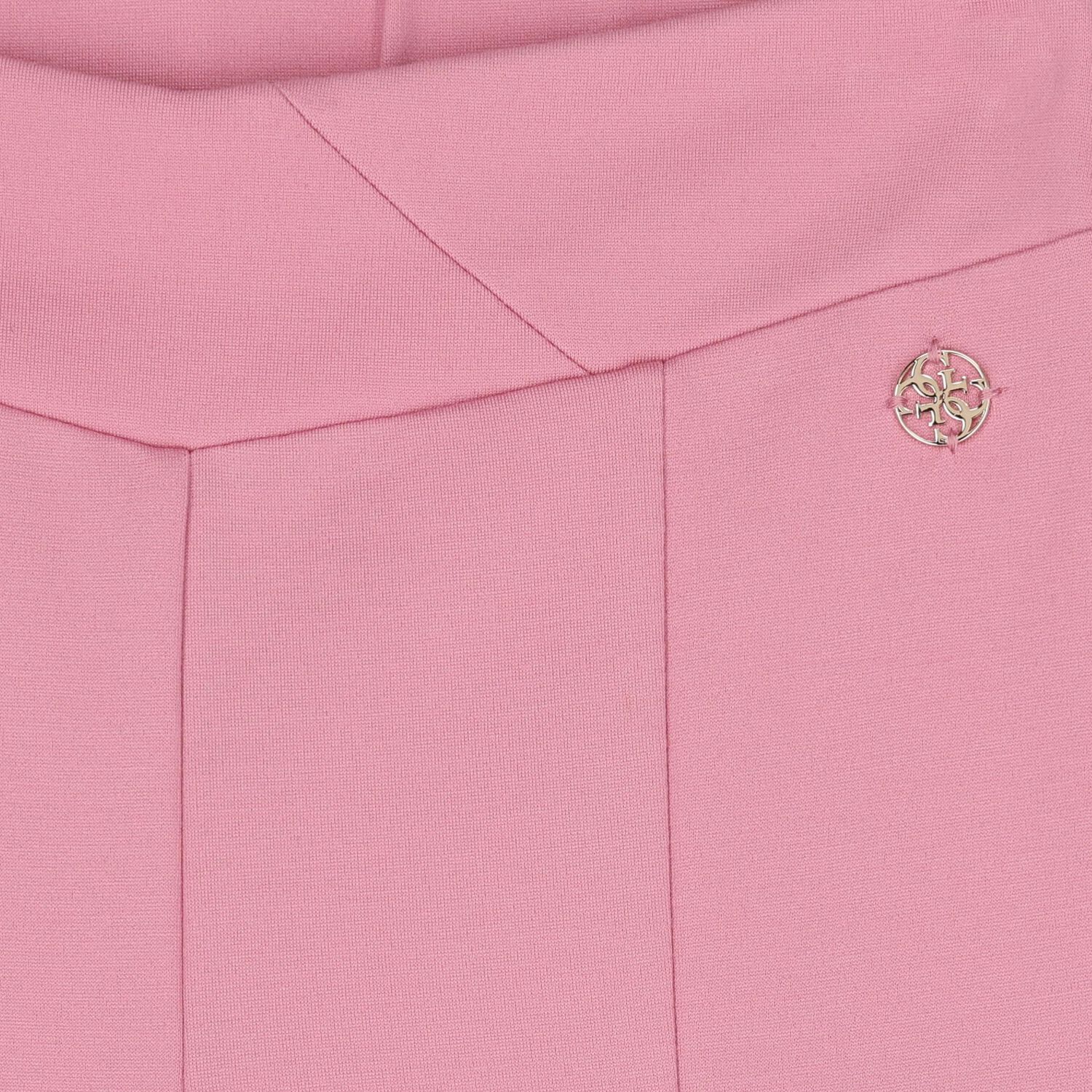 Girls Pink Logo Leggings, 1, hi-res image number null