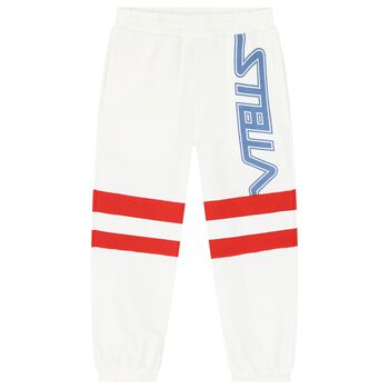 Boys Ivory Logo Joggers