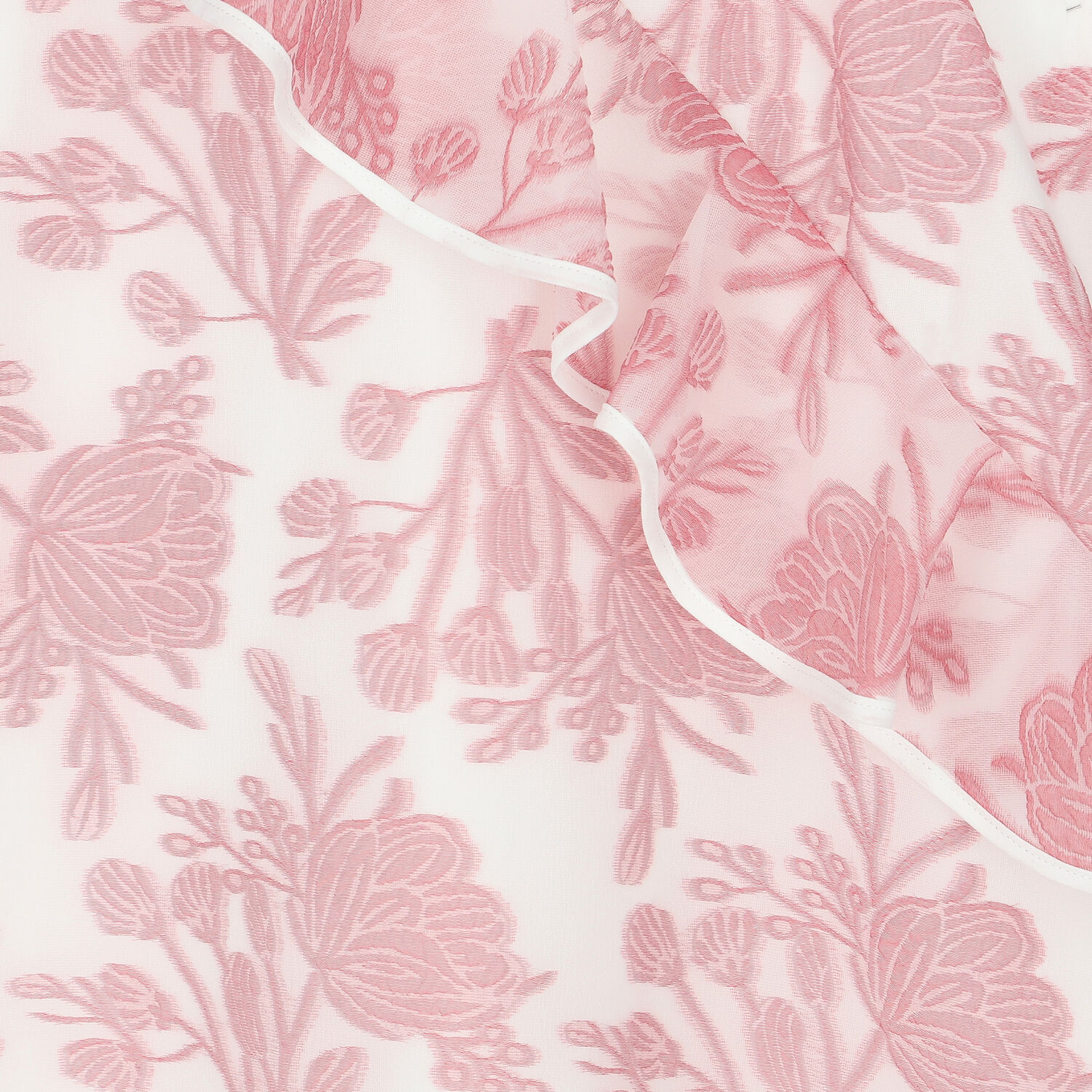 فستان أورجانزا للمناسبات الخاصة باللون الأبيض والوردي, 1, hi-res