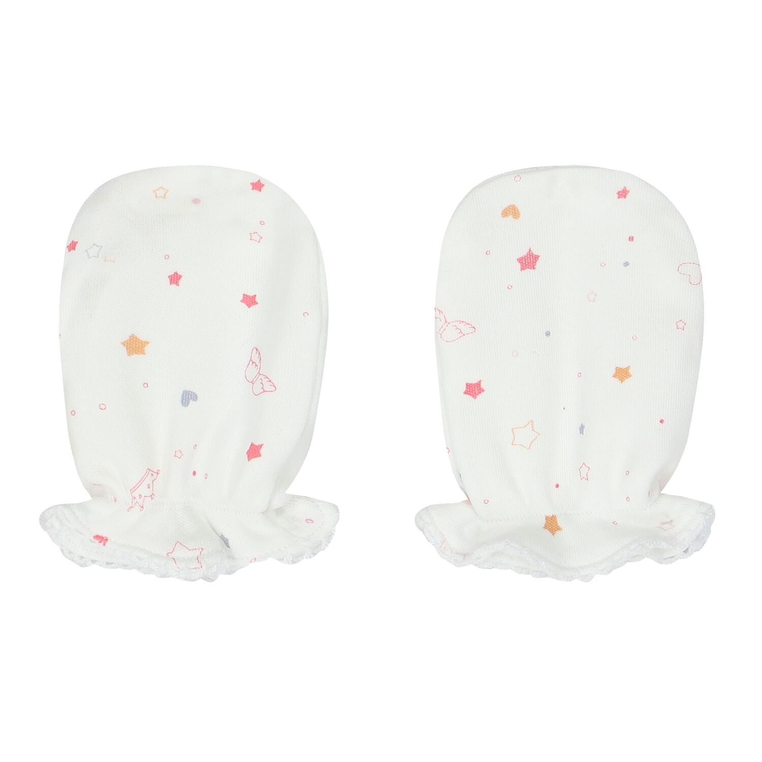 Baby Girls White Star & Crown 5 Piece Gift Set, 1, hi-res image number null