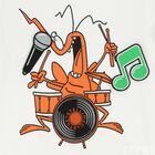 تيشيرت بالشعار باللون الابيض للأولاد, 1, hi-res