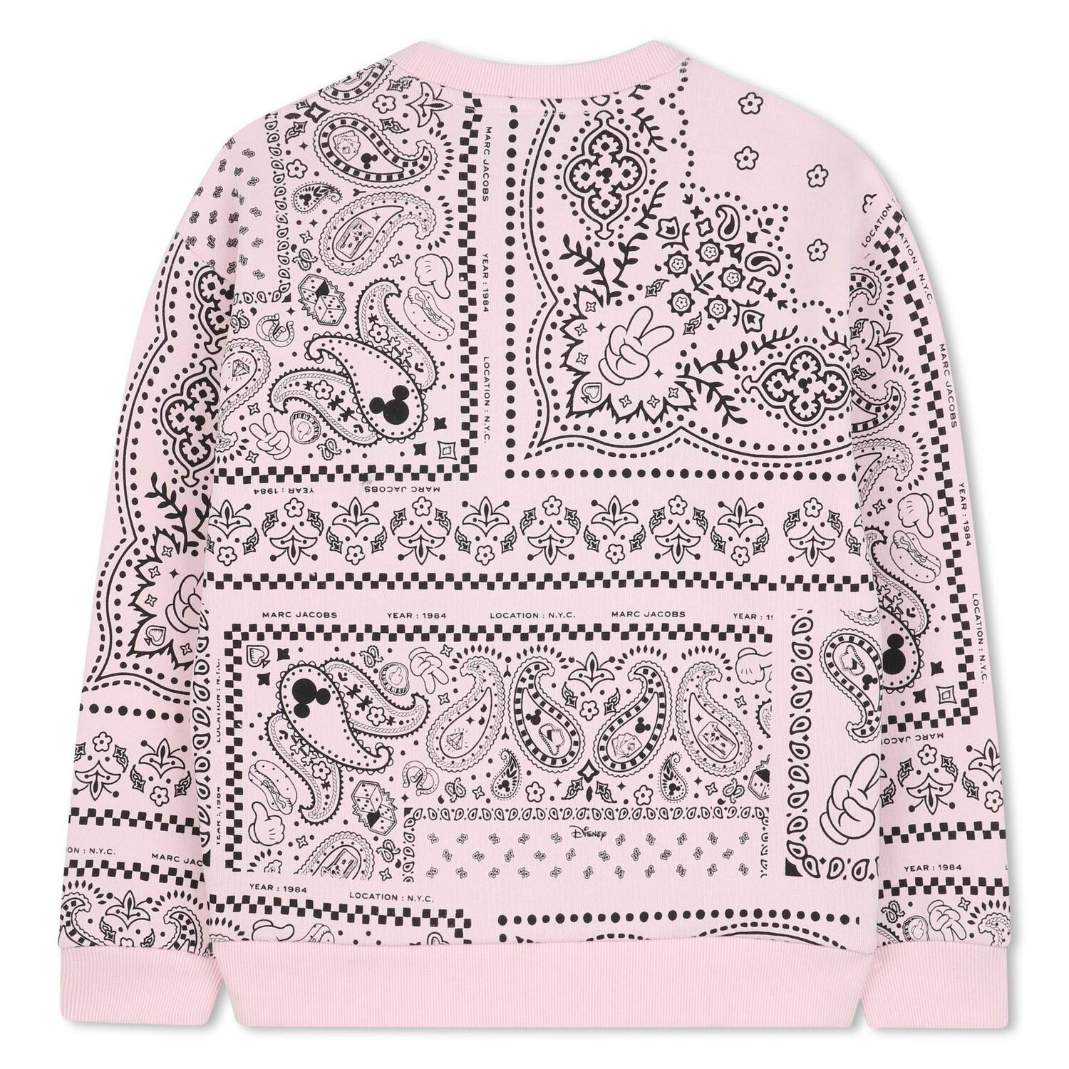 Girls Pink Disney Sweatshirt, 1, hi-res image number null