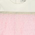 فستان بنات مكشكش باللون الوردى والابيض , 1, hi-res