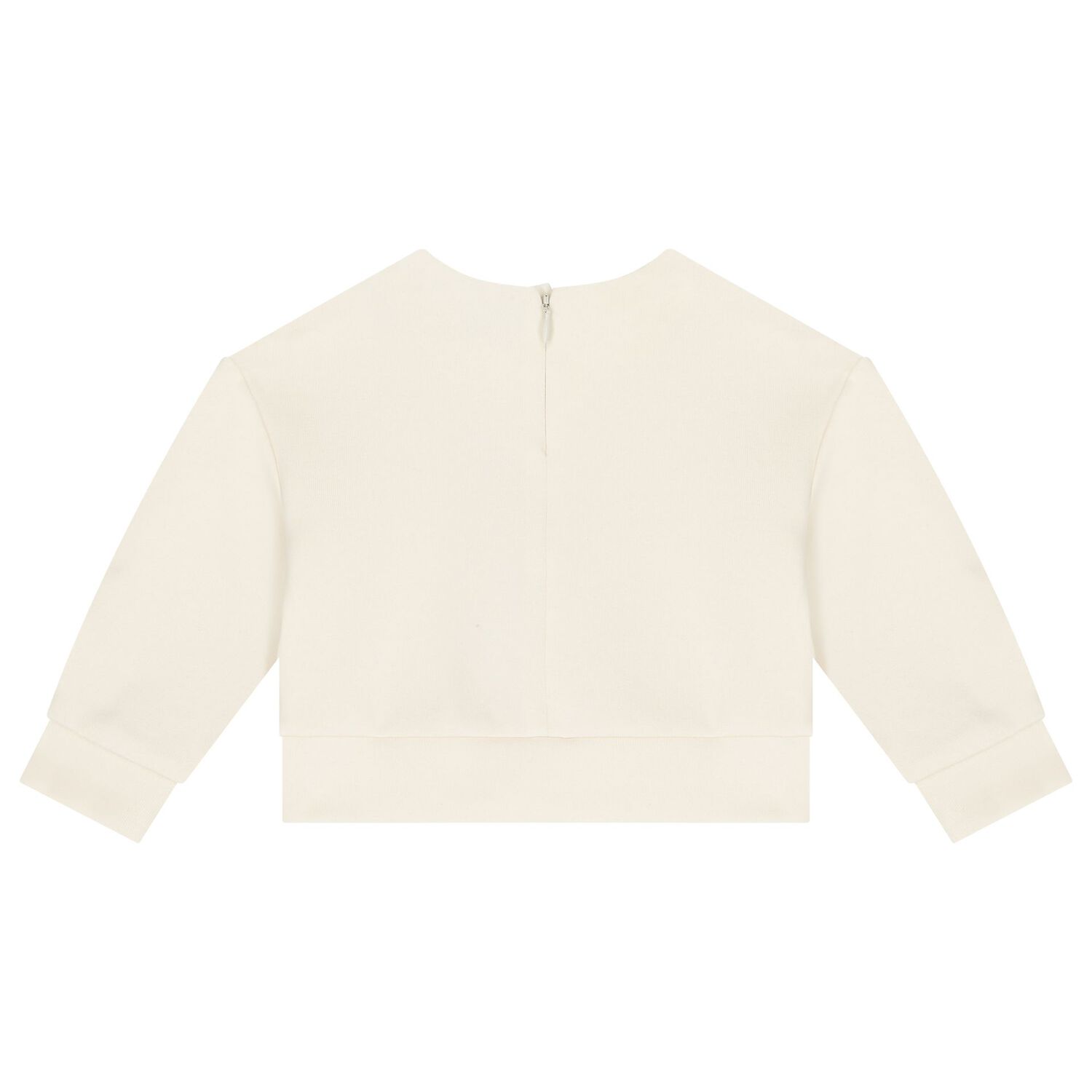 Younger Girls Ivory & Black Logo Skirt Set, 1, hi-res