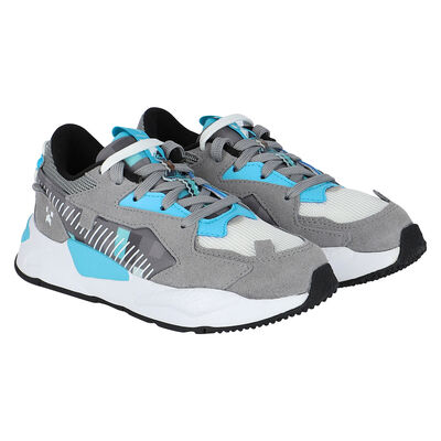 Boys Grey & Blue RS-Z Trainers