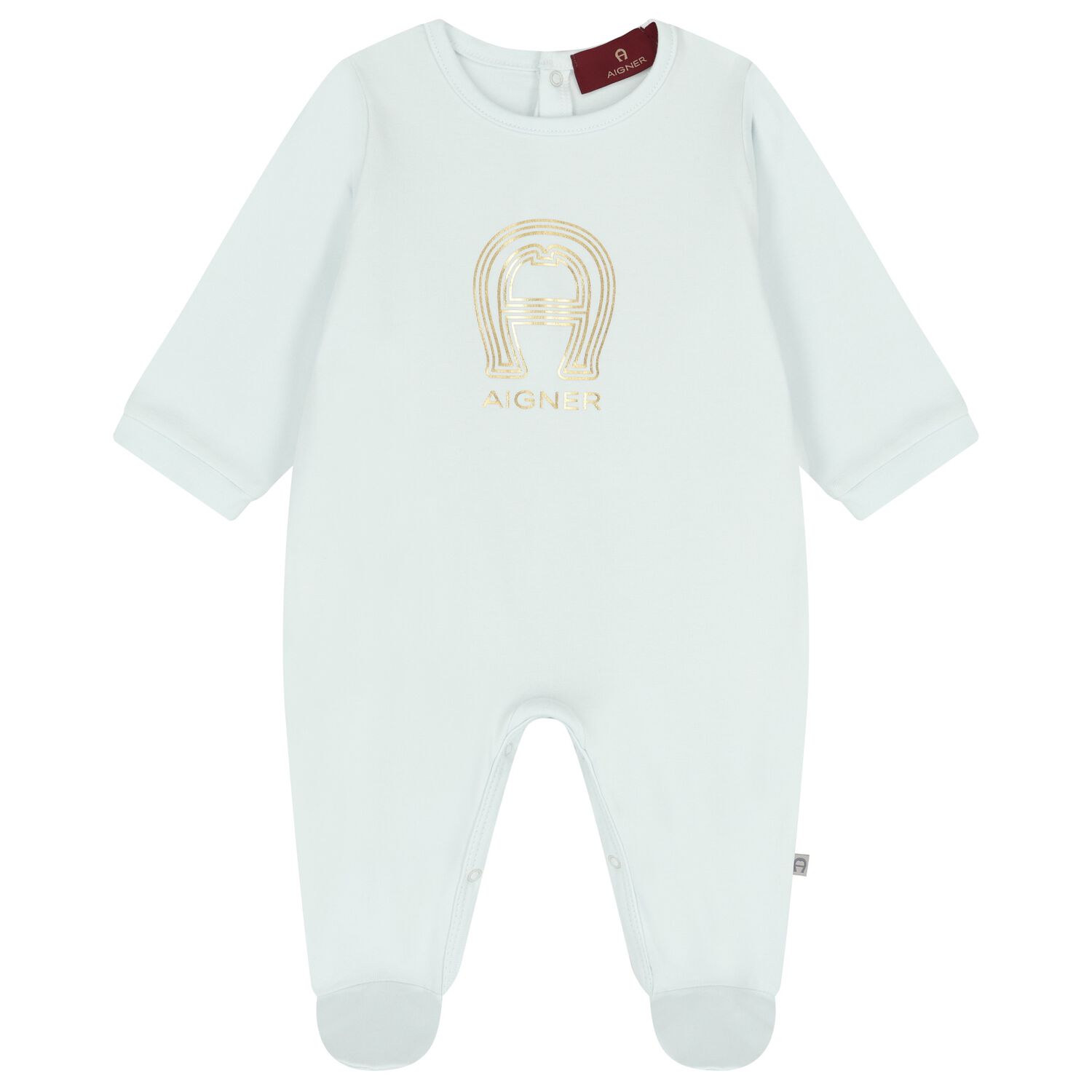 افرول اولاد بالشعار باللون الذهبي والازرق, 2, hi-res