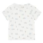 Baby Boys Ivory & Blue Tracksuit Set, 2, hi-res