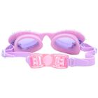 Girls Purple Butterfly Swimming Goggles, 3, hi-res