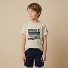 Boys Beige Logo T-Shirt, 1, hi-res