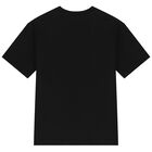 Boys Black & White Logo T-Shirt, 1, hi-res