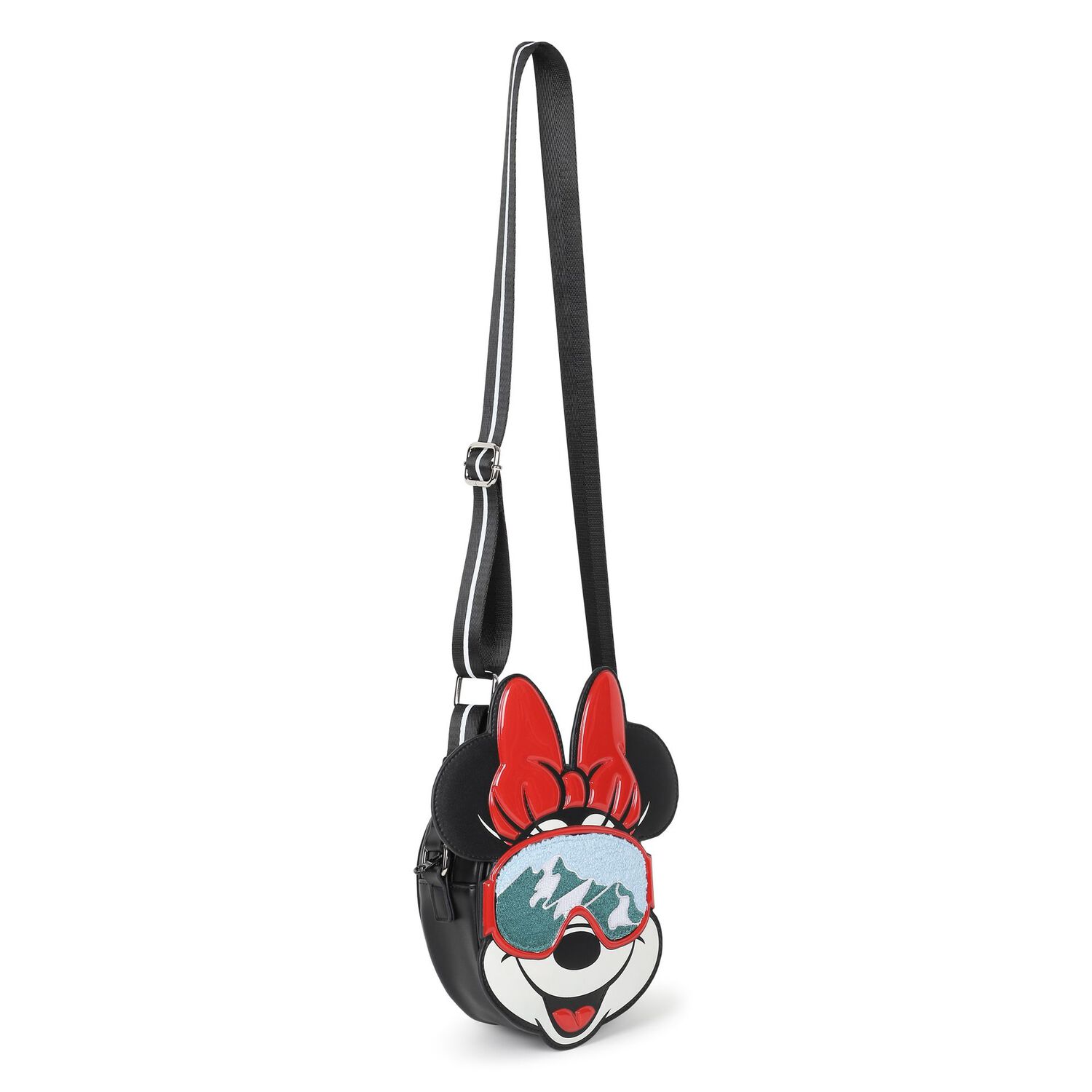 Girls Black & Red Minnie Mouse Disney Handbag ( 15CM ), 1, hi-res