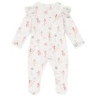 طقم بنات  أفرول  باللون الوردي و الأبيض, 1, hi-res