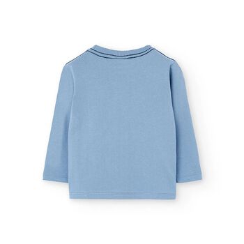 Boys Blue Compass Long Sleeve Top