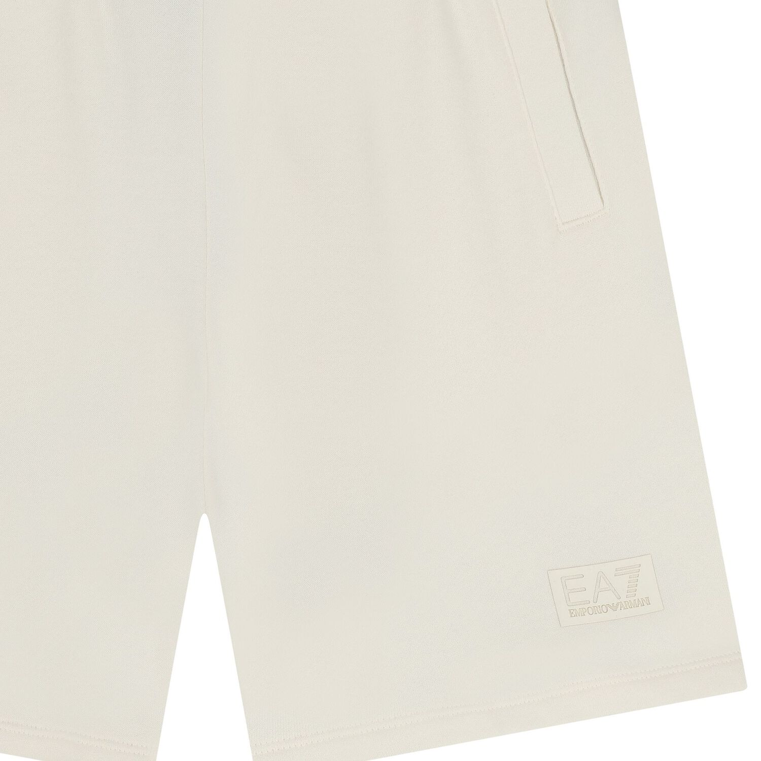 Boys Ivory Logo Shorts, 1, hi-res