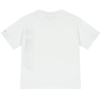 Boys White Logo T-Shirt