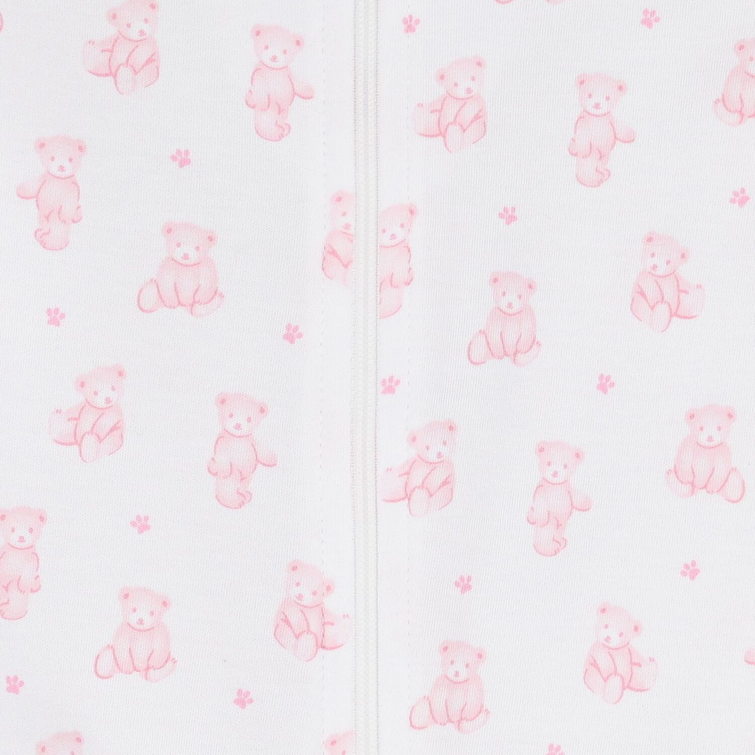 افرول بنات بطبعه تيدى بير باللون الابيض والوردى , 1, hi-res image number null