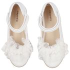 Girls White Patent Shoes, 1, hi-res