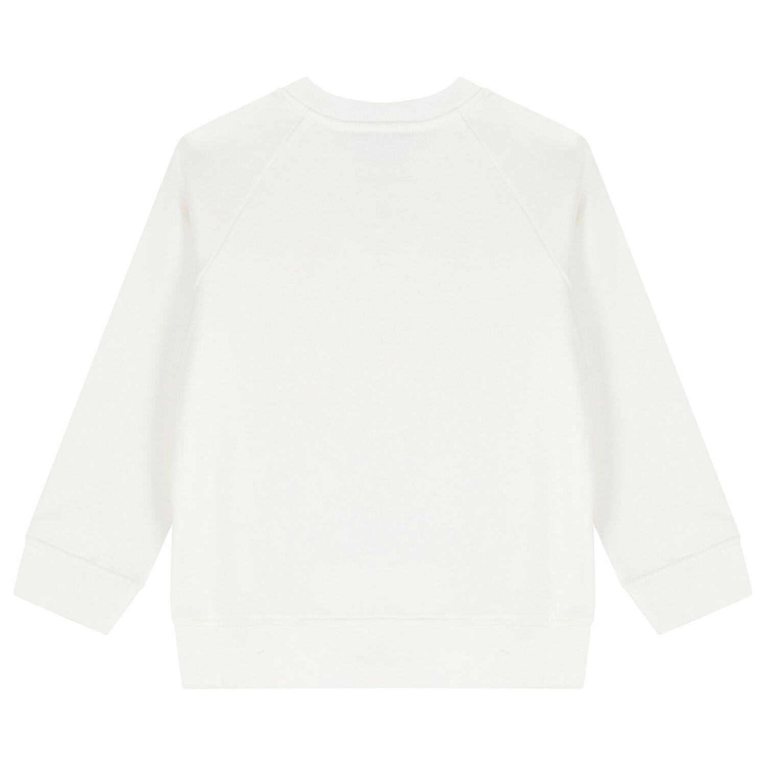Girls White Logo Sweatshirt, 1, hi-res