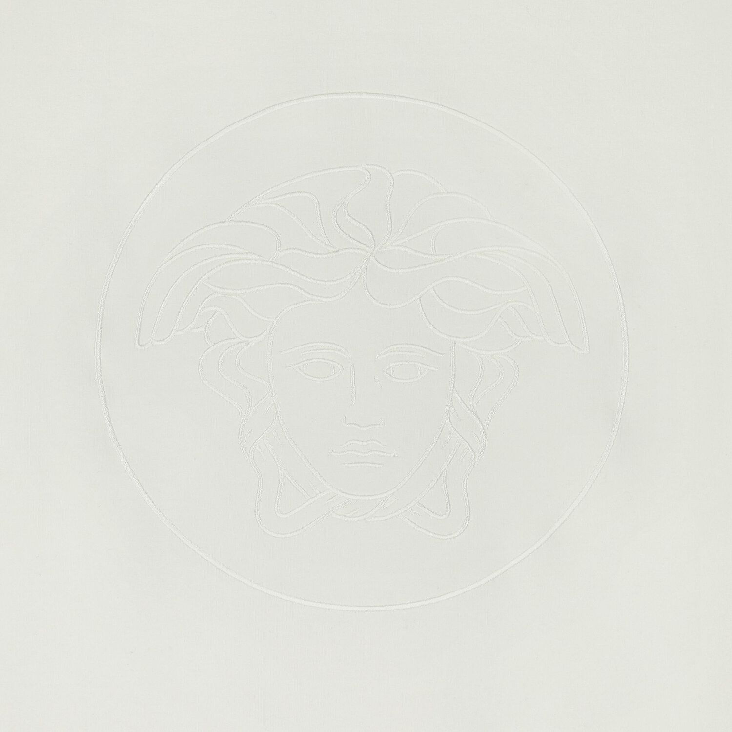 بطانية بالشعار بطبعة ميدوسا باللون العاجي والبيج, 3, hi-res