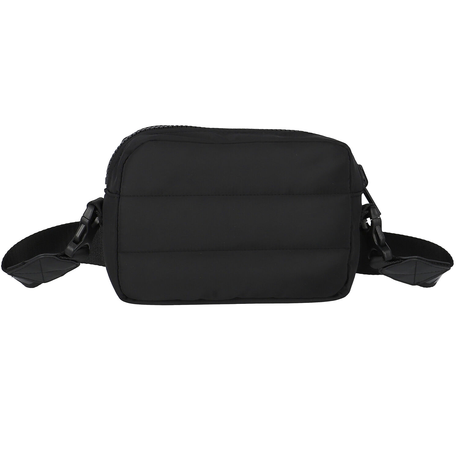 حقيبة يد للبنات بالشعار باللون أسود والفضي (بوجهين), 1, hi-res