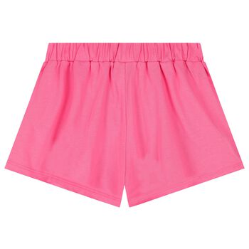 Girls Pink Logo Shorts
