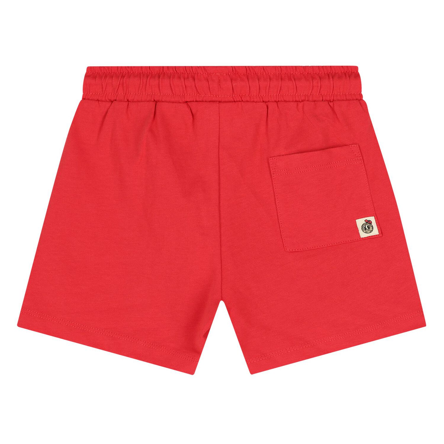Younger Boys White, Red & Beige Shorts Set, 1, hi-res