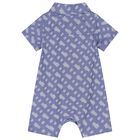 Baby Boys Blue Logo Rompers Gift Set, 1, hi-res