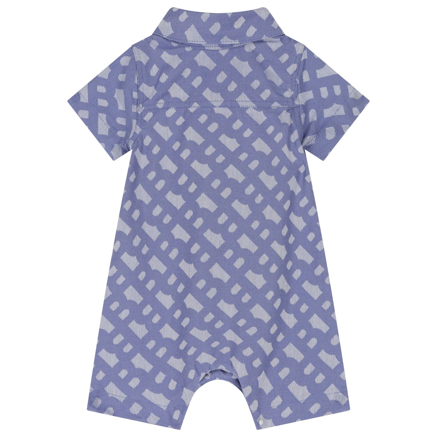 Baby Boys Blue Logo Rompers Gift Set, 1, hi-res