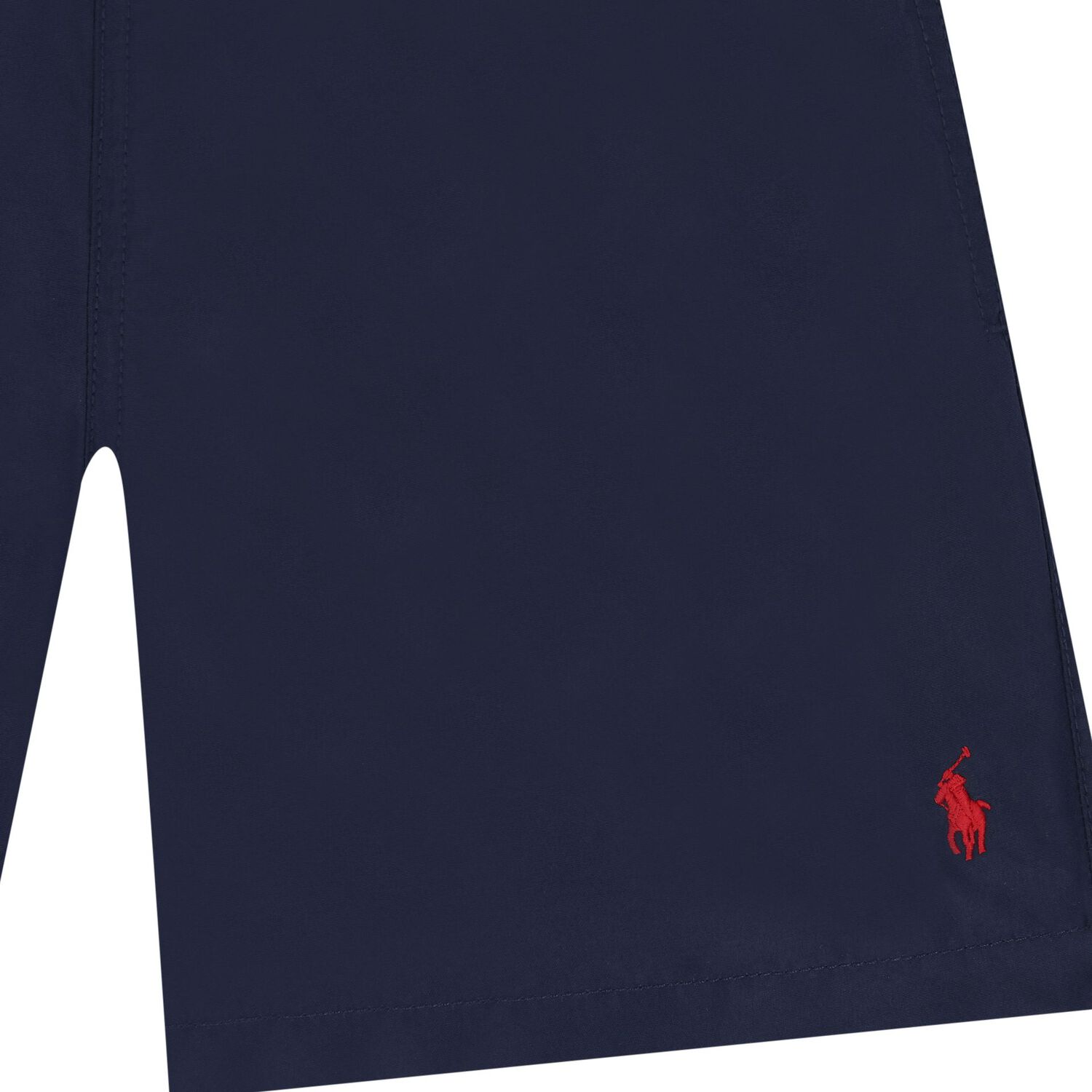 Boys Navy Blue Logo Swimshorts, 1, hi-res